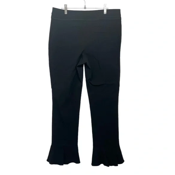 Isabel Marant Hunter Black Ruffle Hem Pants 44 - Picture 8 of 12